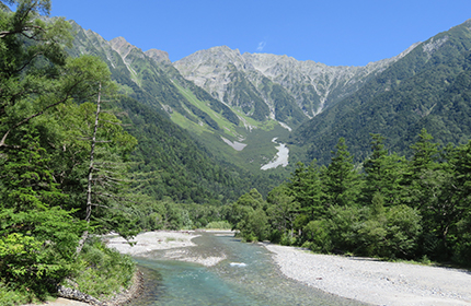 上高地の風景（院長撮影）